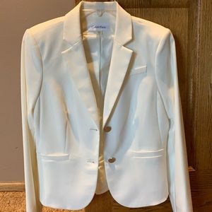 Calvin Klein white blazer